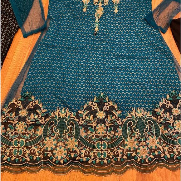 Indian Pakistani Kameez Shalwar Dupatta Suit Dress - Picture 2 of 6